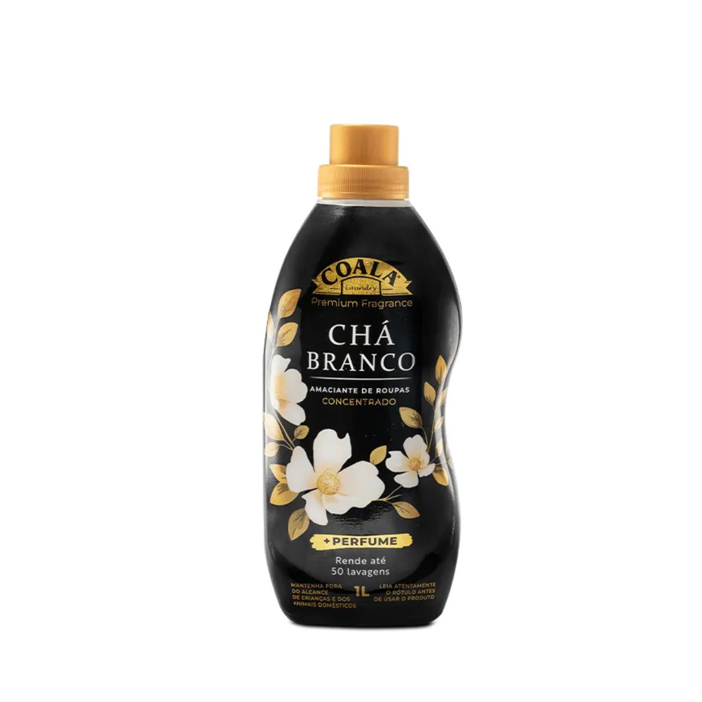 AMACIANTE DE ROUPAS CONCENTRADO CHÁ BRANCO COALA LAUNDRY 1LT em Oferta na Shopee