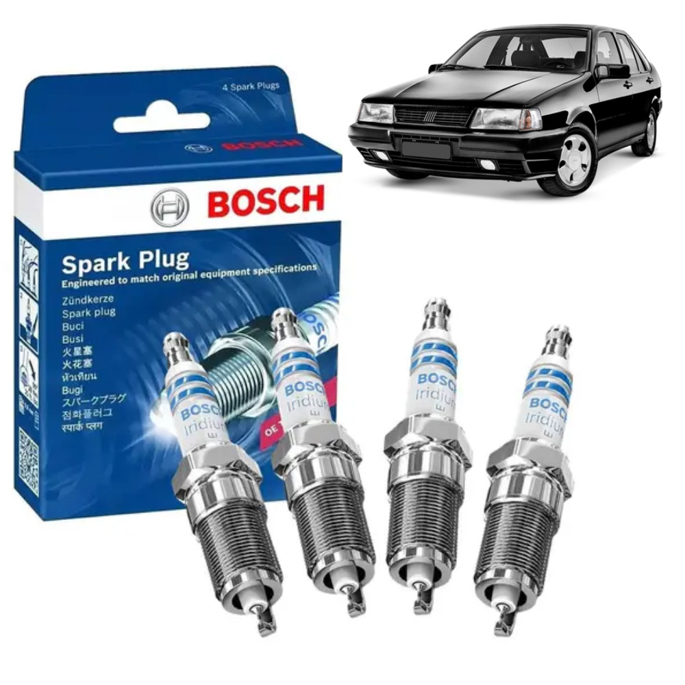 Vela Ignição Fiat Tempra City Ouro Slx Stile 2.0 8V 1990-1999 Bosch SP04 F000KE0P04 Super Plus Original Envio Imediato