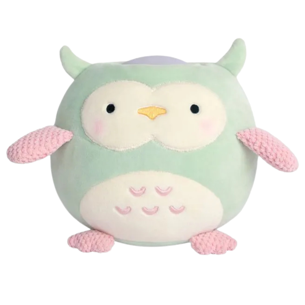 Luminária Infantil Coruja Metoo Brinquedo Pelúcia Decorativa