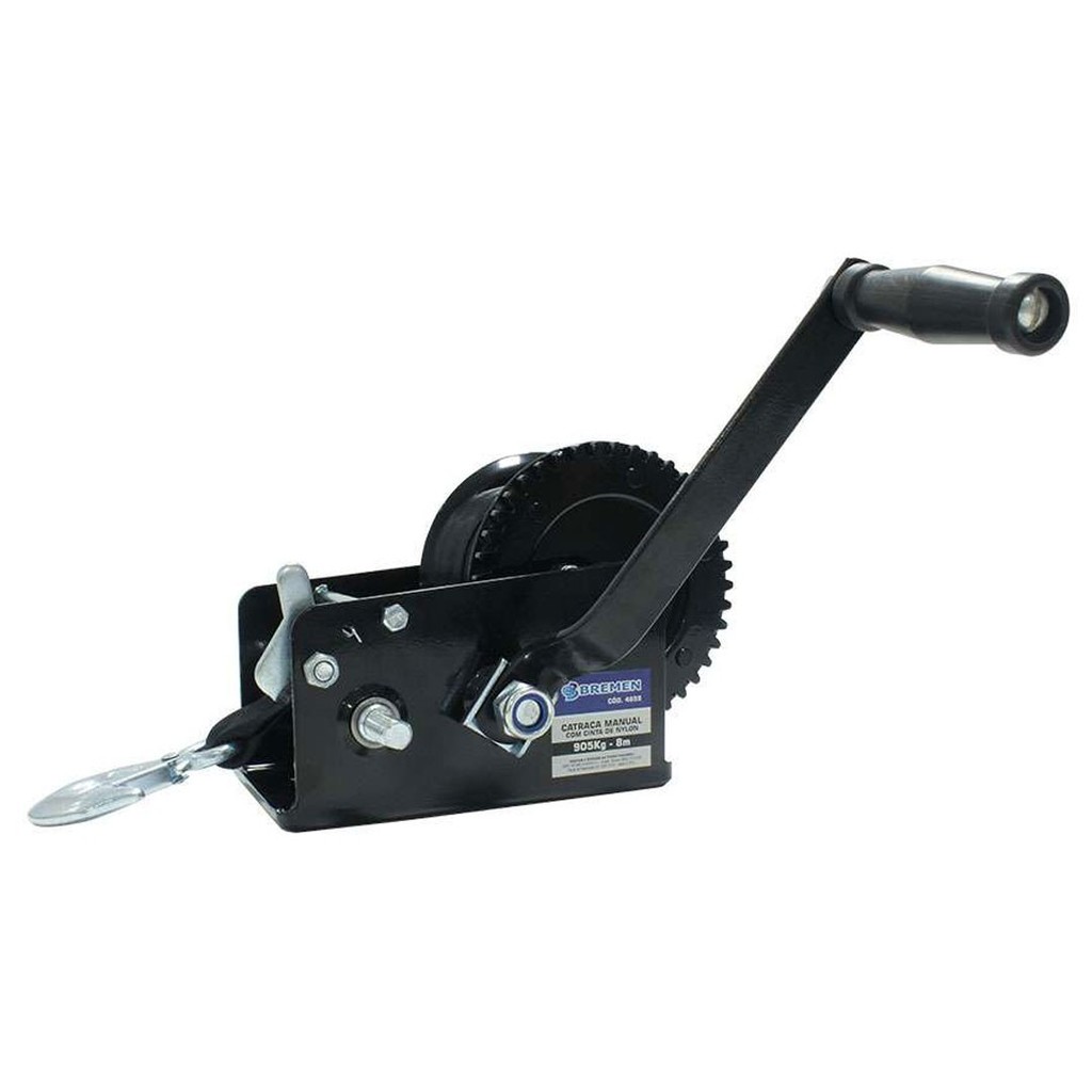 Guincho Catraca Manual 905Kg C Cinta de Nylon 8m BREMEN - 4659