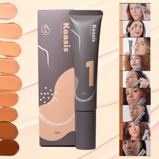 Base Líquida Matte Longa Duração Cobertura Média a Alta KFF001 - Koasis em Oferta na Shopee