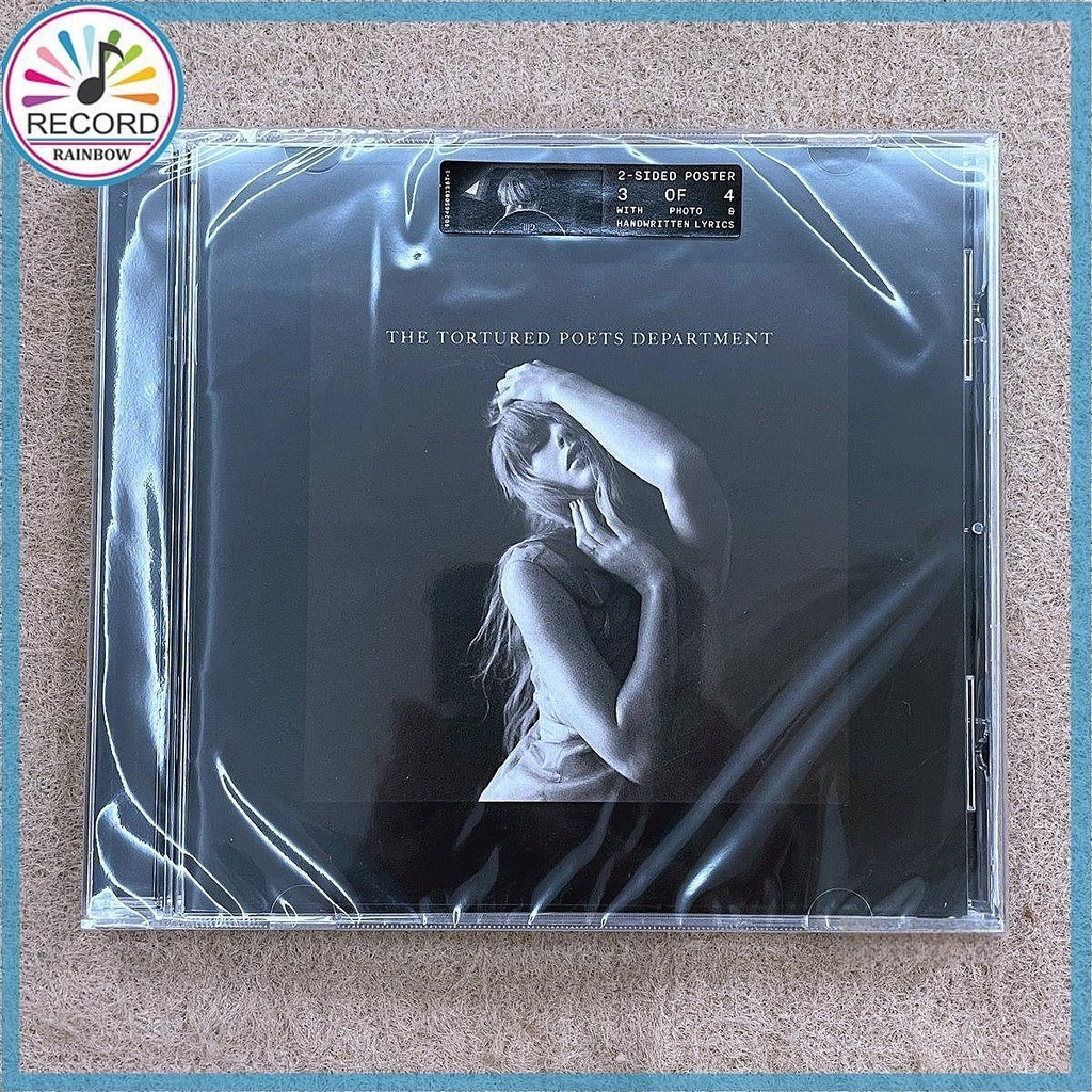 Original Taylor Swift The Tortured Poets Department “The Black Dog” Edition + Exclusive Poster and 20 Page Booklet CD