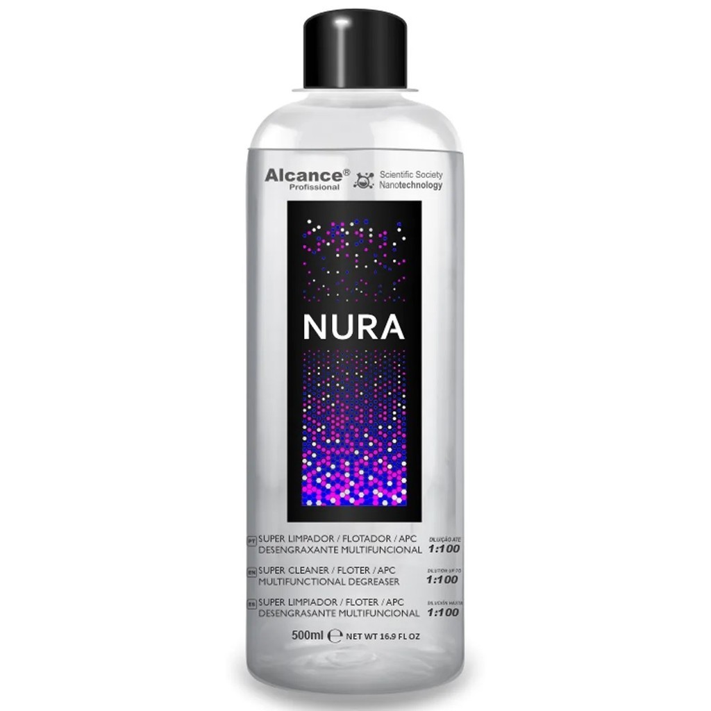 Nura CONCENTRADO Super Limpador/Flotador/APC Desengraxante Multifuncional 1l - Alcance