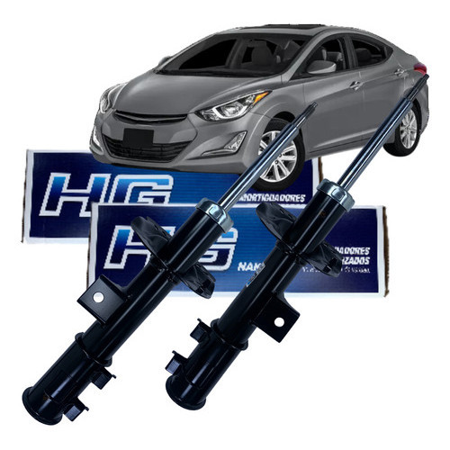 Par Amortecedor Dianteiro Original Nakata Elantra 2011 2012 2013 2014 2015 2016