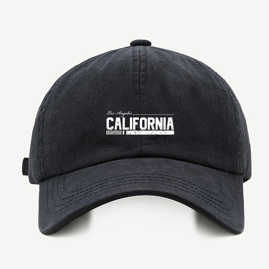Bone baseball masculino preto California Los AngelesCom regualgem cores bege e branco