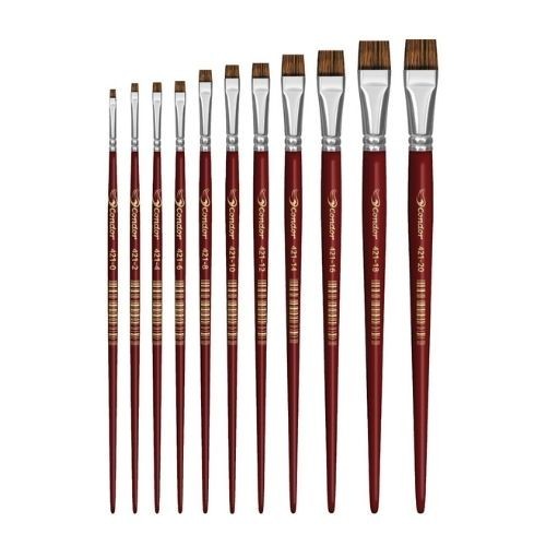 Pincel Chato Ref. 421 CONDOR em Oferta na Shopee