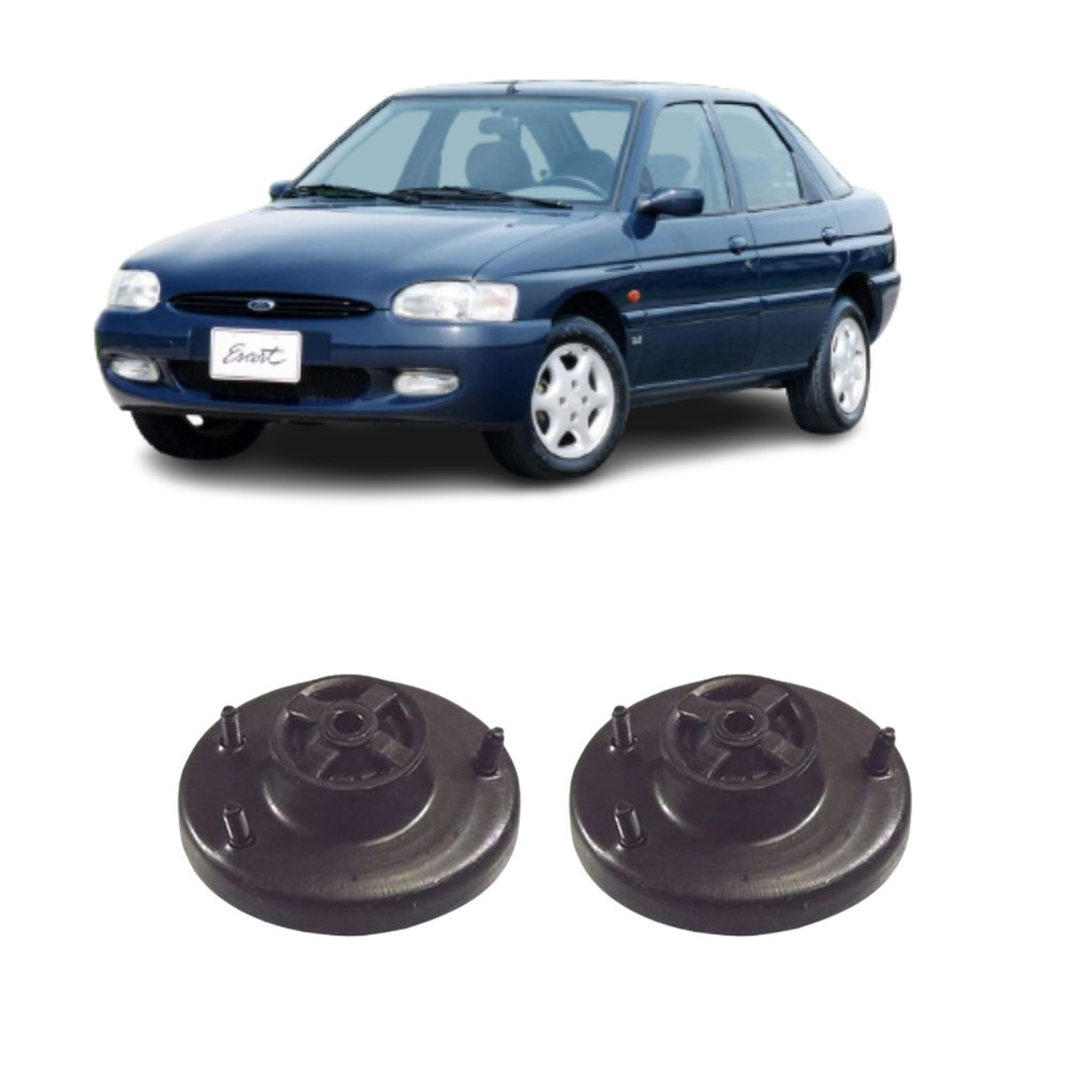PAR DE COXIM DO AMORTECEDOR TRASEIRO ESCORT ZETEC 1.8 16V 97/03