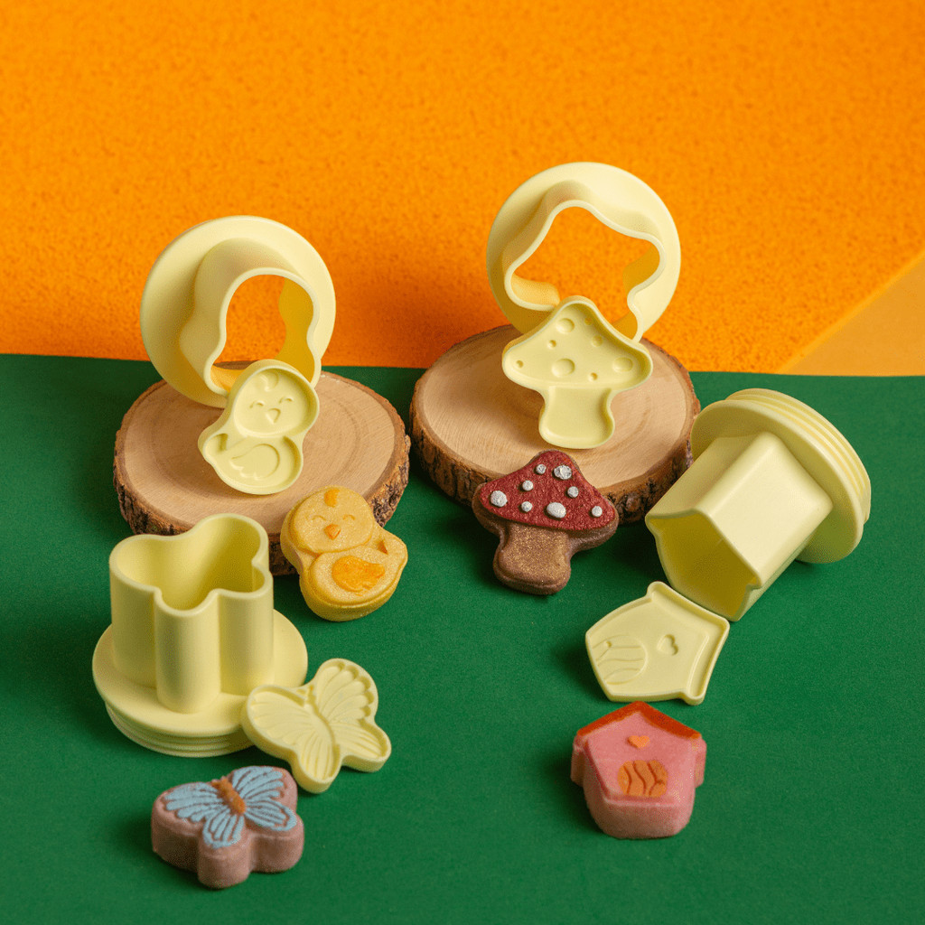 Moldes Ejetor Max Jardim Encantado Modelador de Doces Brigadeiros Borboleta Cogumelo BlueStar em Oferta na Shopee