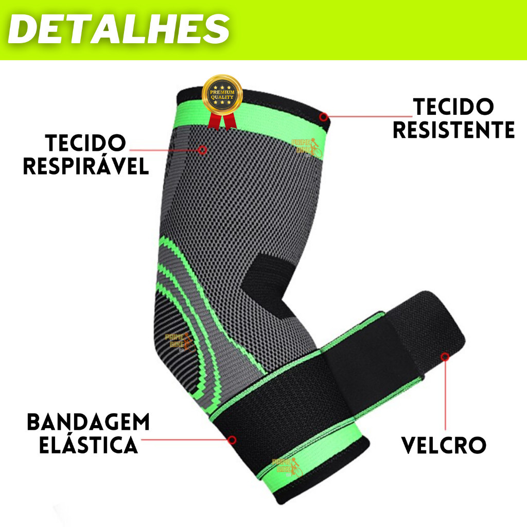 Kit 2 Cotoveleira de Compressão Ortopédica Ajustável