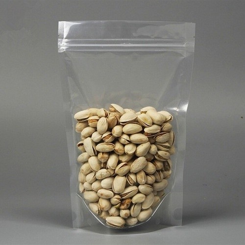 Saco Stand Up Pouch Transparente Fecho Zip 10x15+3 - 50 unidades em Oferta na Shopee