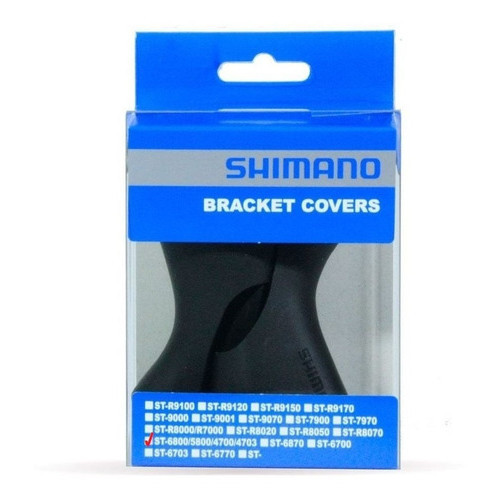 CAPA STI SHIMANO TIGRA ST-4700 / 105 ST-5800 / ULTEGRA ST-6800 - PRETO - PAR
