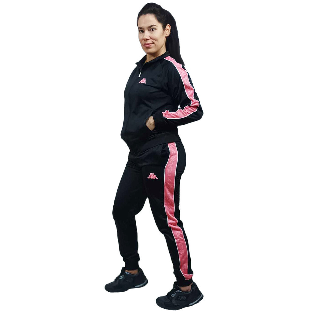 Agasalho Feminino Kappa Sport Logo Helanca