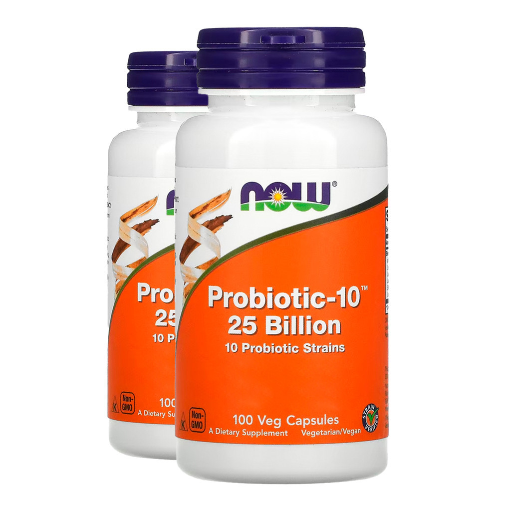 Kit 2x Probiotic-10 25 Billion Now Foods 100 Veg Cápsulas Importado/Made in Usa - Health