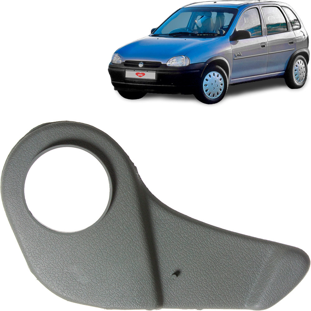 Capa Lateral Banco Motorista Ld Corsa 94 a 96 com Furo Cinza
