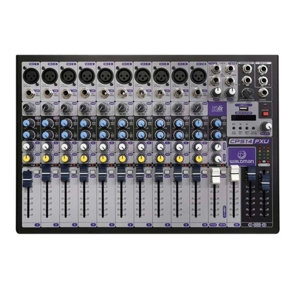 MESA DE SOM WALDMAN 14 CANAIS CPS-14FXU