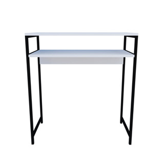 Mesinha De Manicure Padrão Industrial Metal Preto MDF Branco em Oferta na Shopee