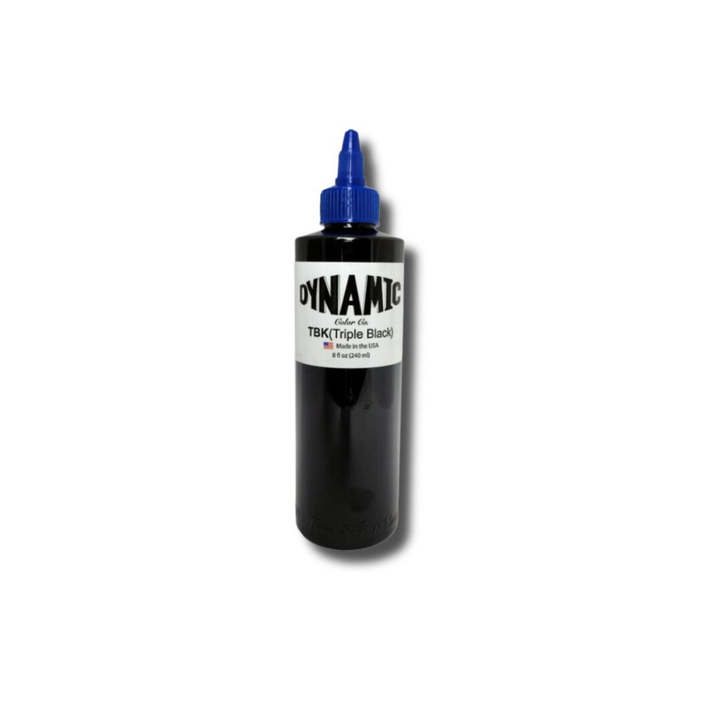 Tinta Dynamic Tattoo TWD TRIPLE Black 240ml 100 % Original Tatuagem