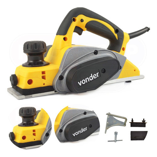 Plaina Elétrica Vonder PLV625 620W 16000RPM Lâmina Larga 82mm Profissional Madeira
