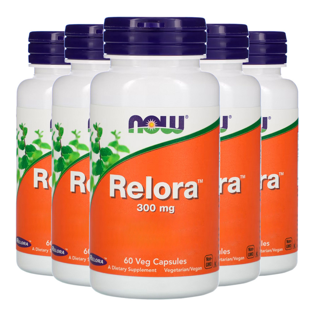 Kit 5x Relora Extracto 300mg Now Foods 60Veg Cápsulas Importado /Made in Usa em Oferta na Shopee