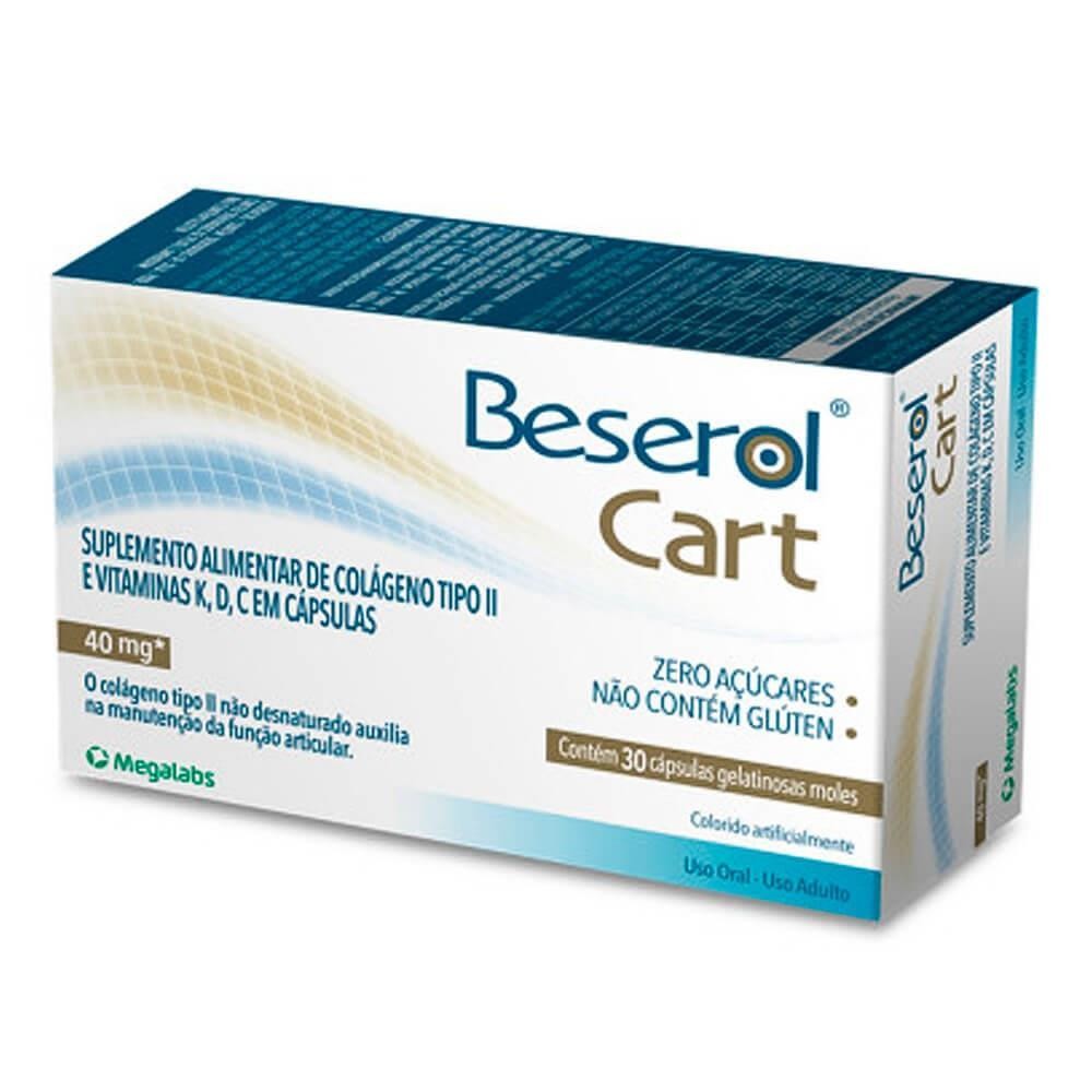 BESEROL CART COM 30 CÁPSULAS MOLES em Oferta na Shopee