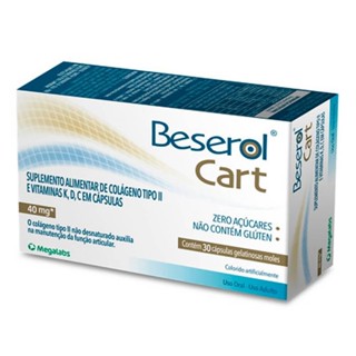 BESEROL CART COM 30 CÁPSULAS MOLES em Oferta na Shopee