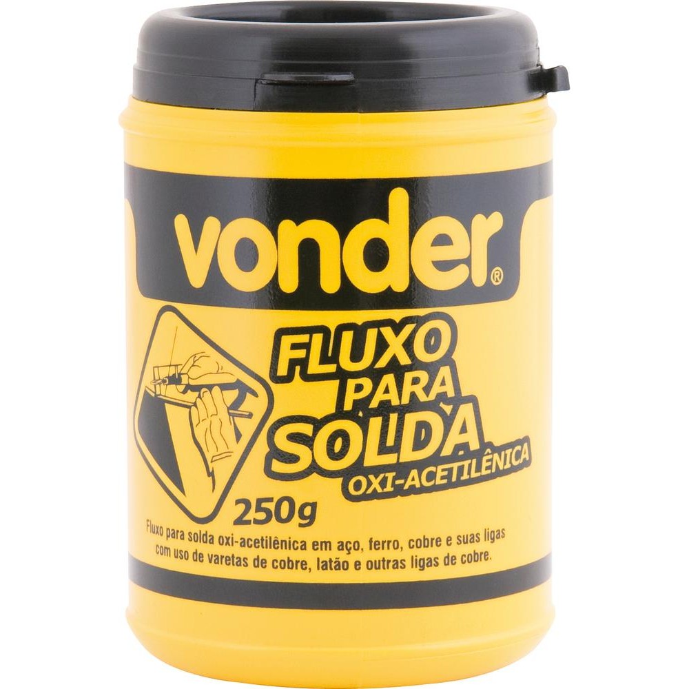 Fluxo para solda latão e bronze 250g - Vonder