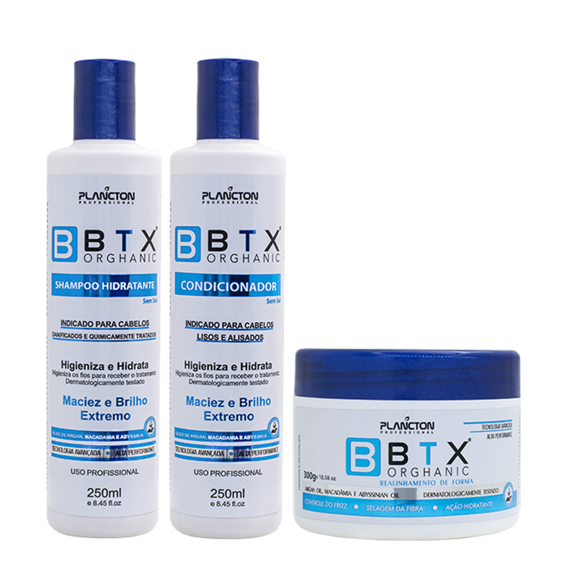 Kit Btx Orghanic - Realinhamento de Forma 300g - Plancton Professional