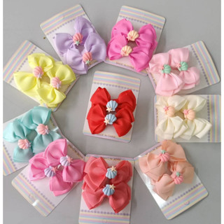 Kit 10  Laços de Cabelo Infantil Bico de Pato