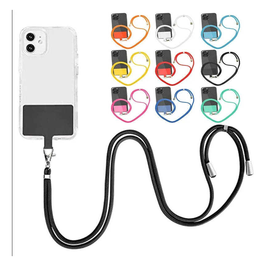 Kit 10 Cordão Para Celular Universal  Alça  Pescoço E  Pulso