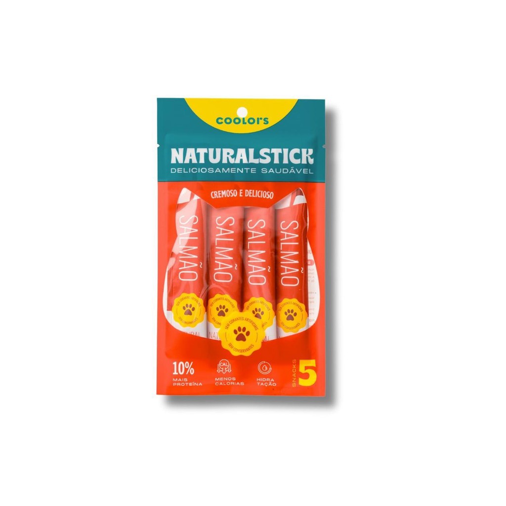 Natural Stick Salmão com 5 unidades