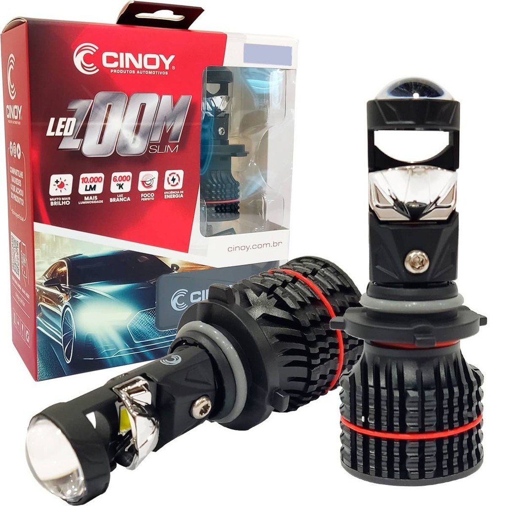 Lâmpada Led Zoom Projetor Canhão H1 H3 H7 H8 H11 H16 HB3 HB4 em Oferta na Shopee