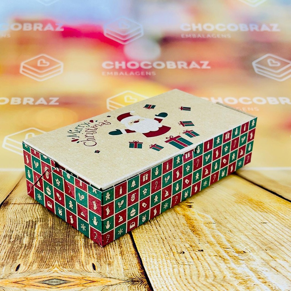 10 CAIXA 08 DOCES ESSENCIAL NATAL KRAFT ID5073 (NATAL IDEIA 2025) (CHOCO)