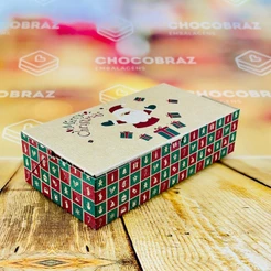 10 CAIXA 08 DOCES ESSENCIAL NATAL KRAFT ID5073 (NATAL IDEIA 2025) (CHOCO)