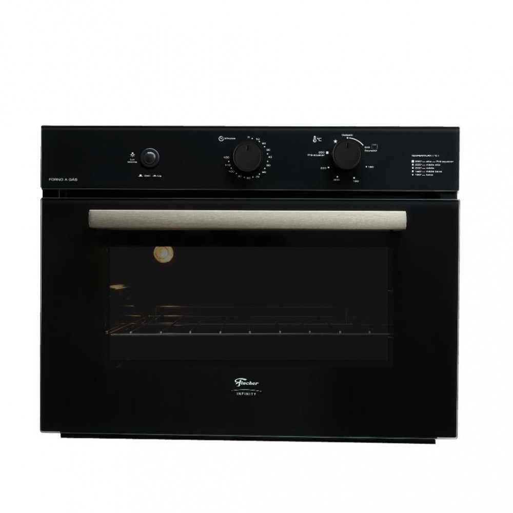 Forno a Gás de Embutir Fischer Infinity 50L com Grill - Home Appliances