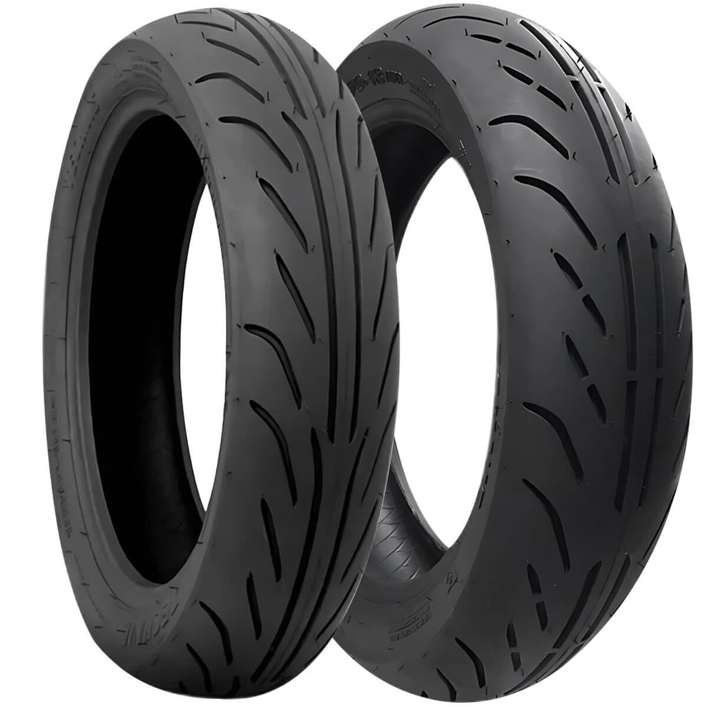 Par Pneu Moto N Max 160 110-70-13 + 130-70-13 Bellatrix Sem Câmara Technic