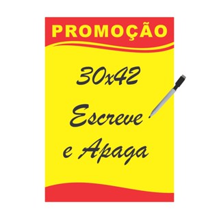 5 Placas Cartaz De Promoção Preço 30x42 Reutilizável em Oferta na Shopee