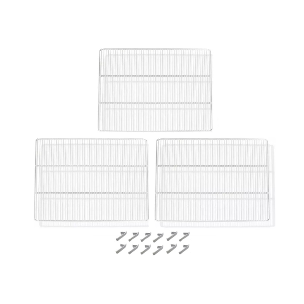Kit 3 Prateleiras Branca com Grampos Imbera para Vr08 Ccv144