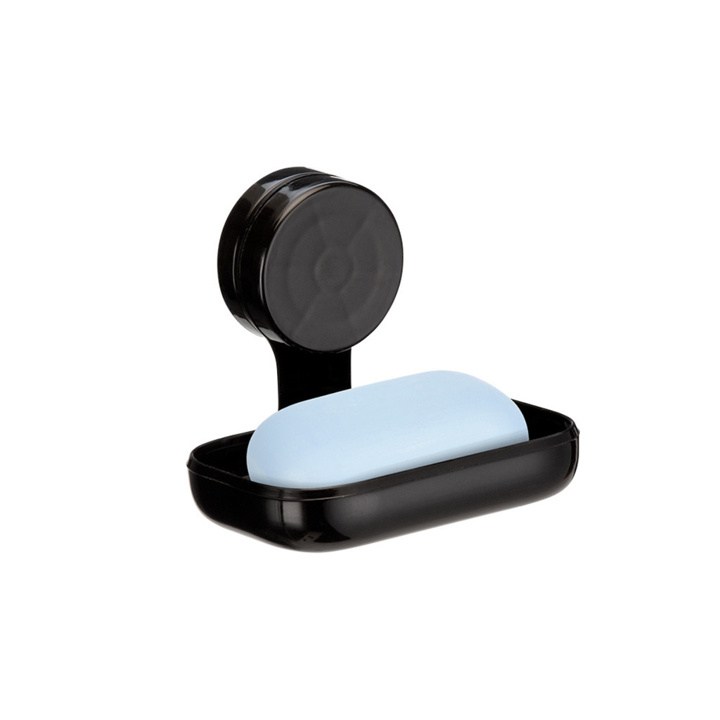 Saboneteira Porta Sabonete Preto Dupla Face Preto Arthi em Oferta na Shopee