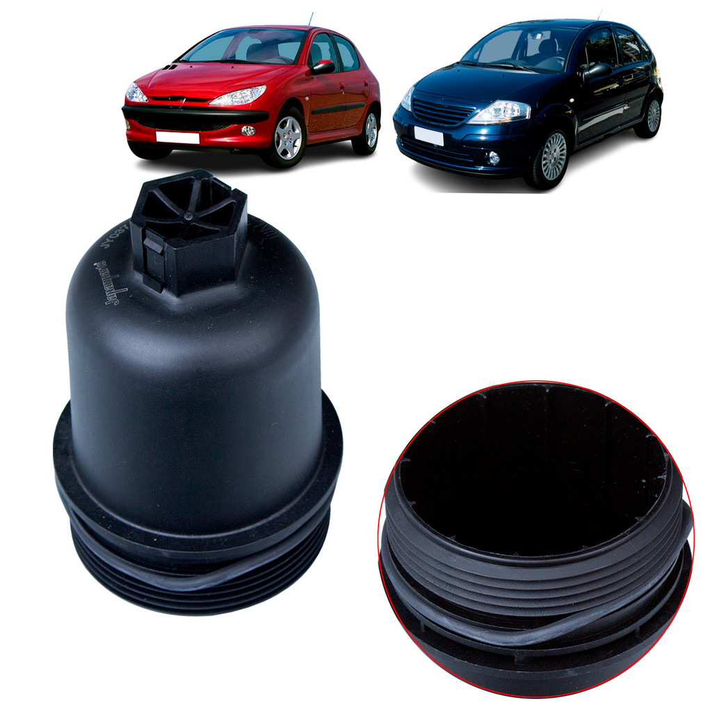 Tampa Filtro De Óleo Peugeot 106 206 307 em Oferta na Shopee