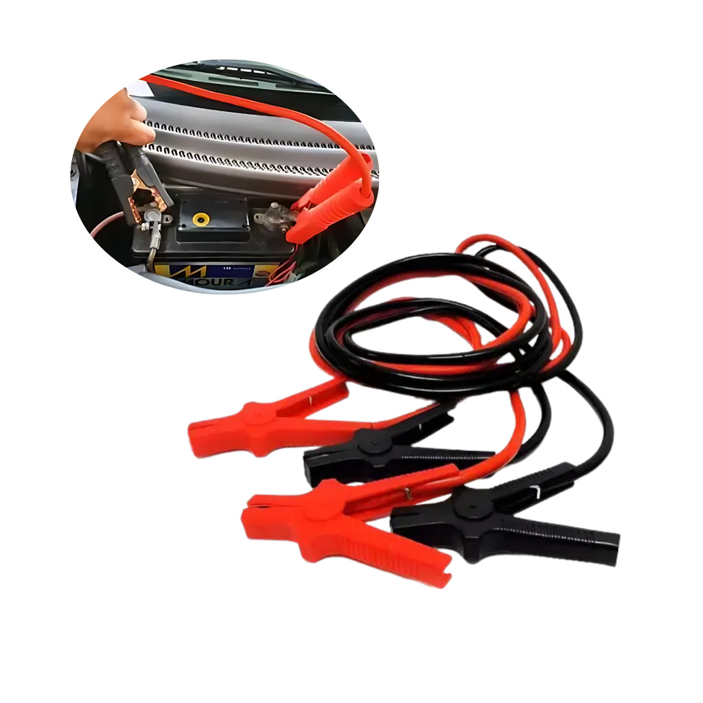 Cabo Auxiliar De Carga Chupeta De Bateria 2000amp Booster Cable- 5 METROS 12V E 24V