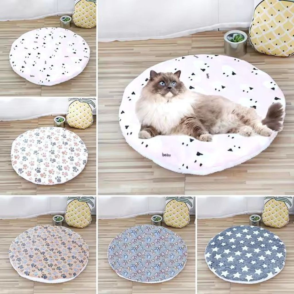 Cama Pet Aquecida Dupla Face Tapete Térmico Almofada De Macio Para Cães E Gatos