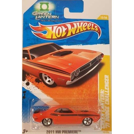 Hot Wheels Premiere - Green Lantern: '71 Dodge Challenger