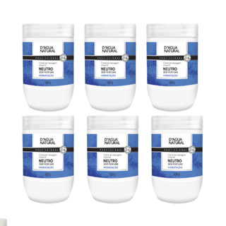 D'agua Natural: Creme de Massagem Neutro - Kit com 6 Unidades de 650g em Oferta na Shopee