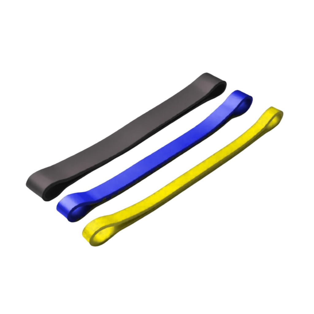 Kit Treino Em Casa/ Funcional/Yoga - 3 Super Mini Band Extensor Elástico Tonificador Muscular