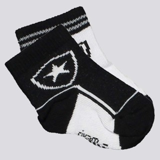 Kit Meia Botafogo 2 pares Recém Nascido em Oferta na Shopee