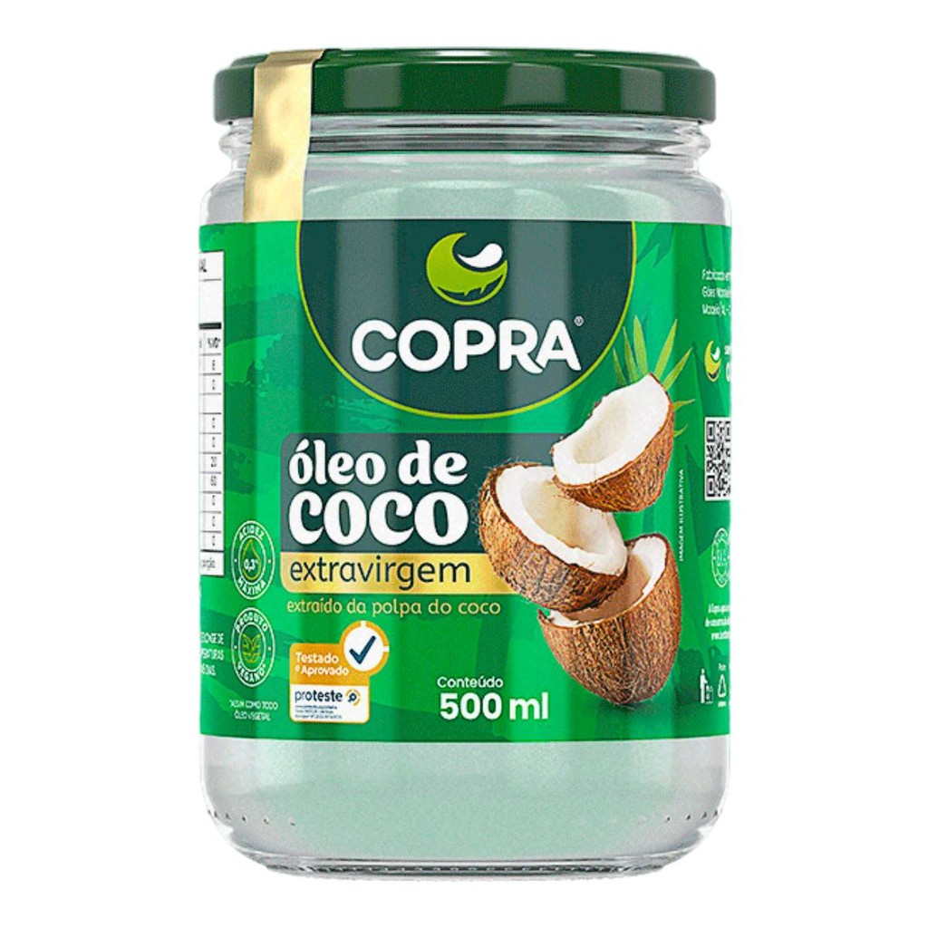 Copra Óleo De Coco Extravirgem 500ml