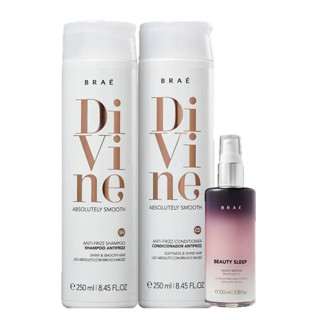 Brae Divine Anti Frizz Duo 250ml e Beauty Sleep 100ml em Oferta na Shopee