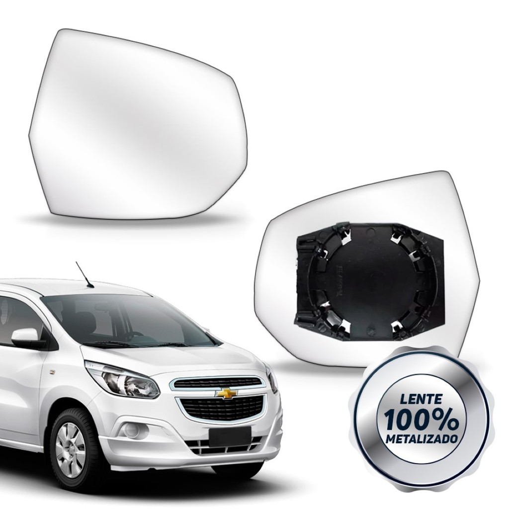 Lente Retrovisor Spin Lt Ltz Active 2013 A 2017 Com Base