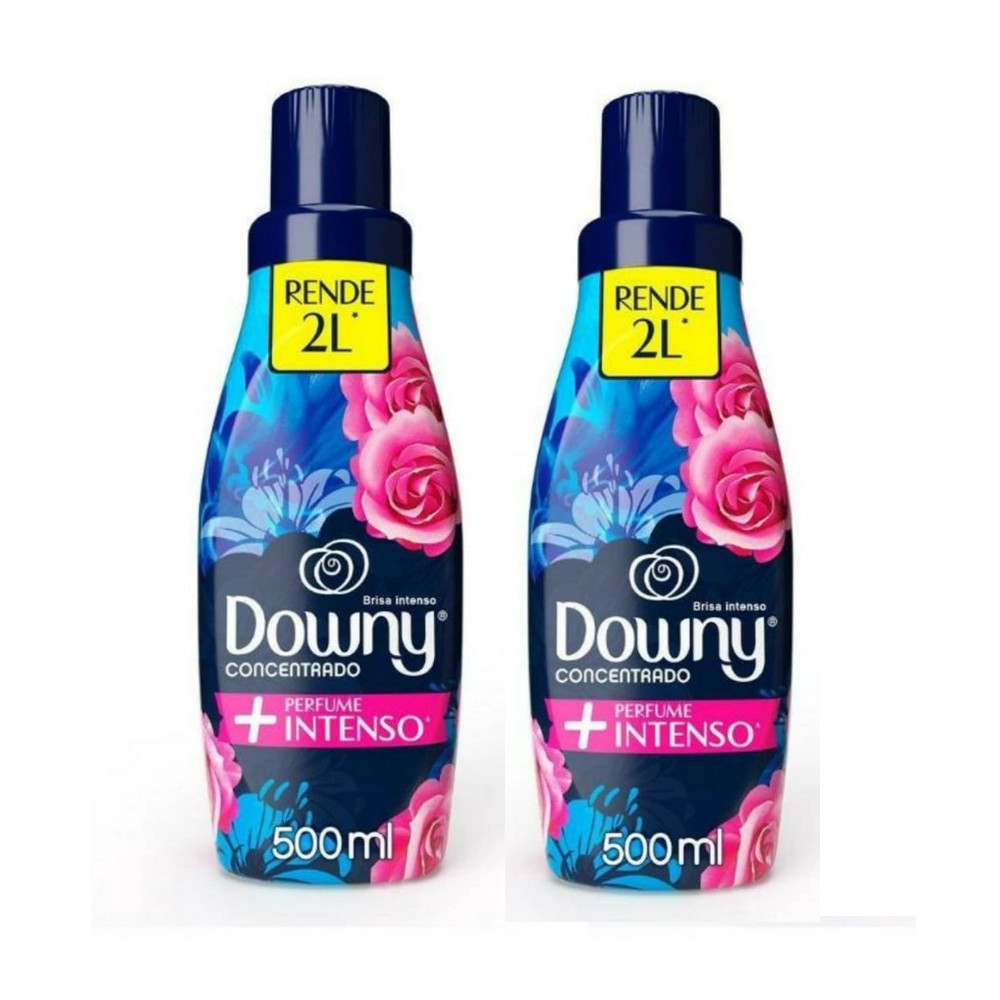 KIT 2 AMACIANTE DOWNY CONCENTRADO BRISA INTENSO 500ML