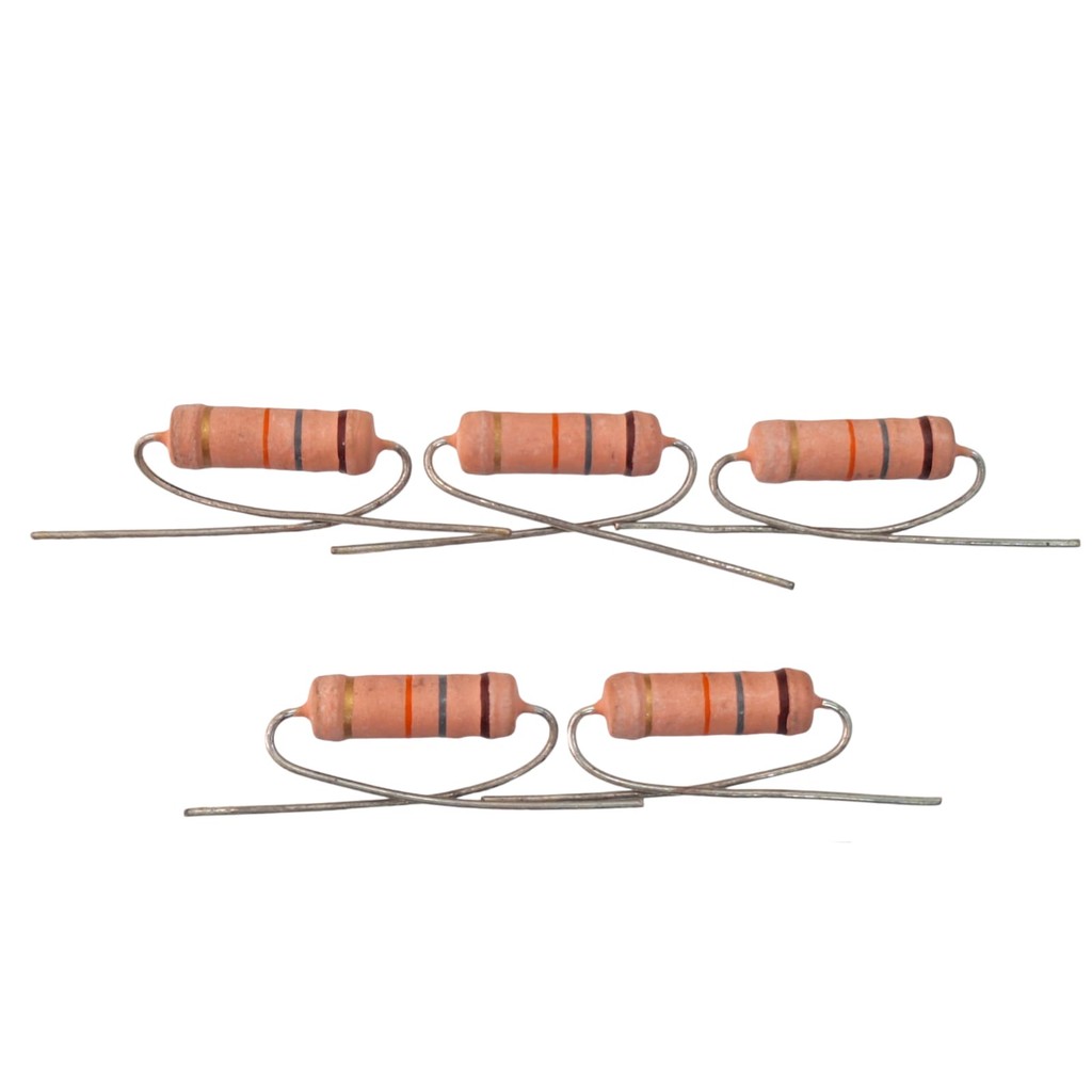 05 Resistor De Potência 18K 3W 5% Filme De Carbono